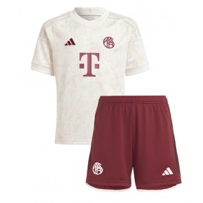 Bayern Munich babykläder Tredje Tröja barn 2023-24 Korta ärmar (+ Korta byxor)